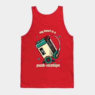 Punk Mixtape Design Tank Top